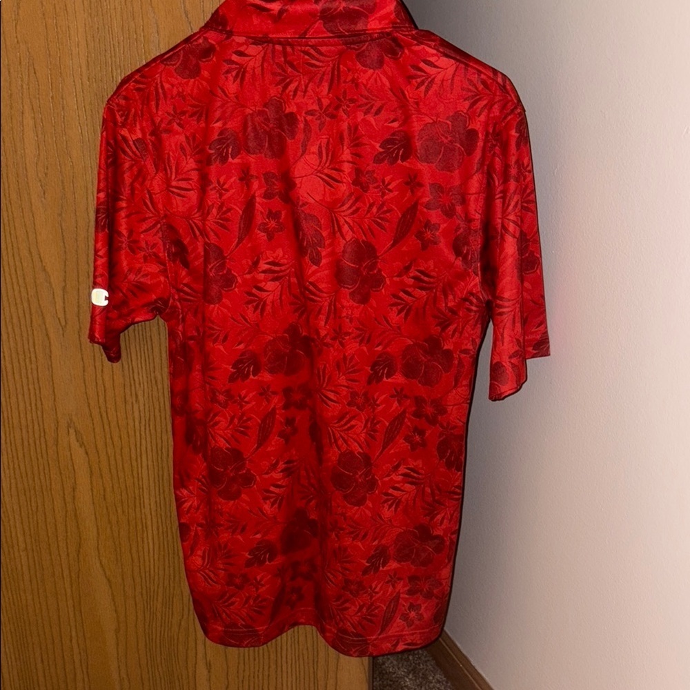 Ohio State Buckeyes Floral Polo Shirt - Picture 2 of 3